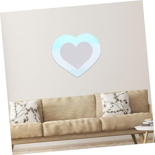 DECHOUS Wall Heart Mirror Decor Bathroom Living Room Mirror