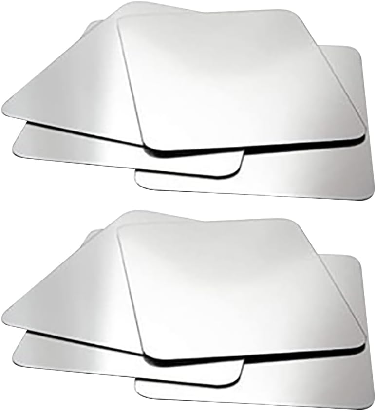 GSHLLO 8 Pcs Acrylic Mirror Tiles for Wall Decor