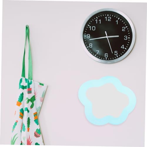 Unomor Cloud Shaped Wall Mirror with Colorful Waves