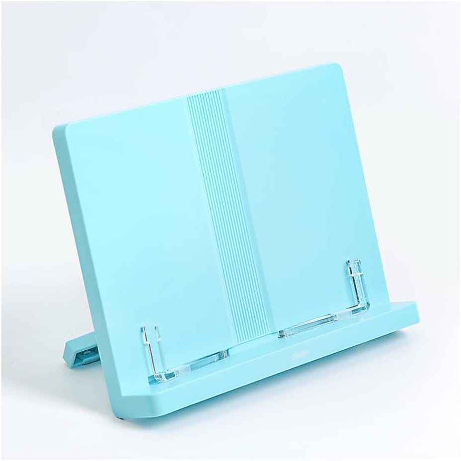 Adjustable Book Holder for Reading Portable Folding Kitchen Stand Pink Blue 106 Inches