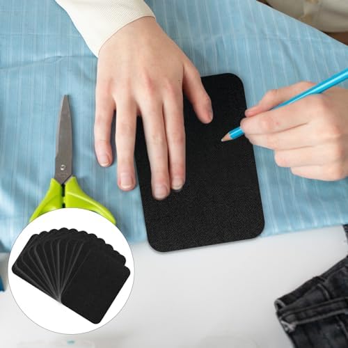 12 Pcs Premium Iron-on Patches for Denim Repair and Clothing Decor