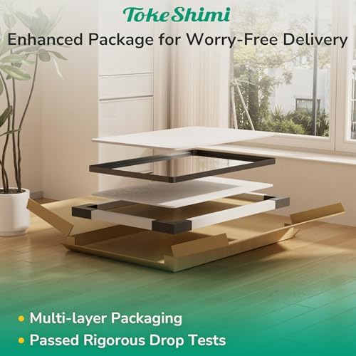 TokeShimi 24x32 Black Bathroom Mirror with Tempered Glass 1