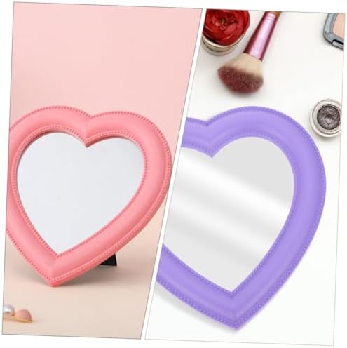GALPADA Heart Shaped Vanity Mirror 2pcs