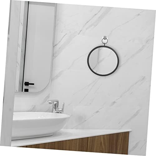 Luxshiny Round Hanging Makeup Mirror with Stylish Frame
