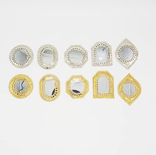 Set of 5 Handcrafted Mirrors for Home Decor