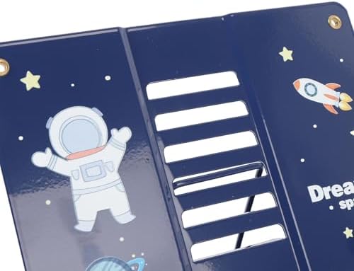 GOWENIC Book Stand with Cute Astronaut Pattern