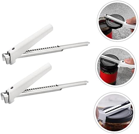 Zerodeko 2 Pcs Adjustable Can Opener Keychain