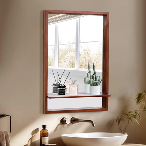 ULIKE 20x30 Inch Wall Mirror with Shelf