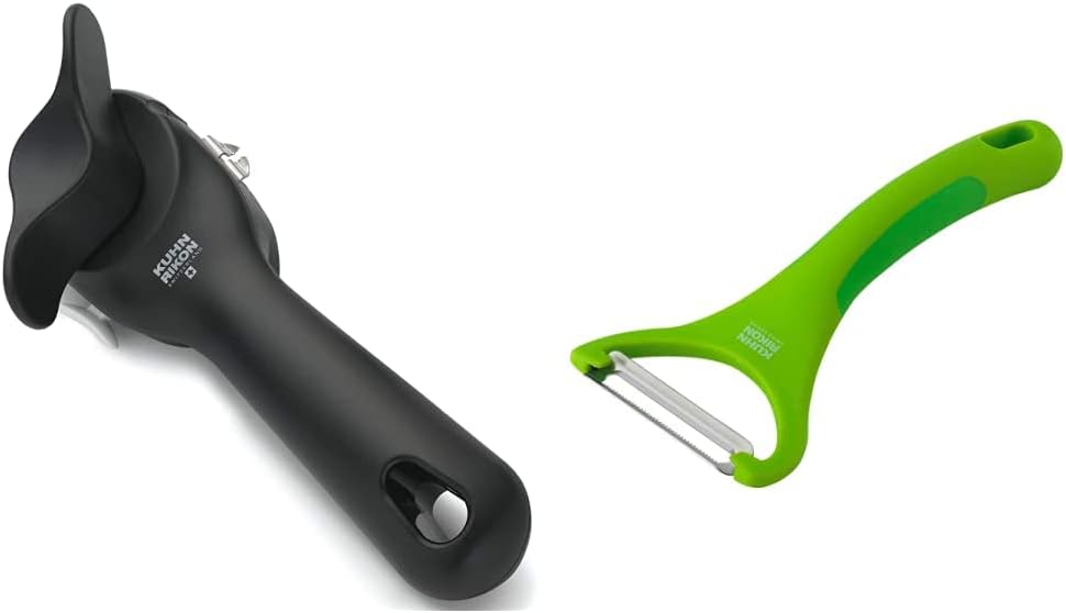 Kuhn Rikon Safety Can Opener with Peel Tool 8 x 25 x 275 Inches