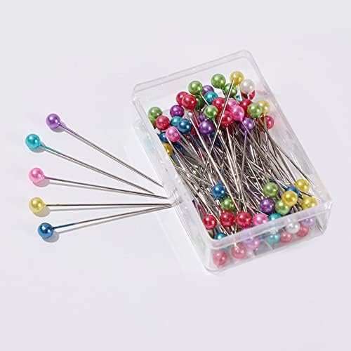 leasote Multicolor Straight Pins 100PcsBox DIY Sewing Accessories