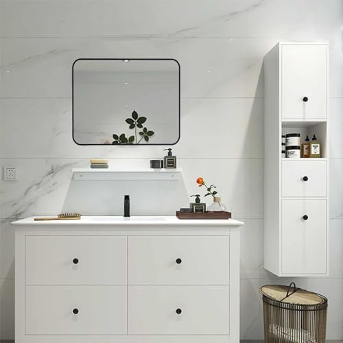 Oruii Black Rectangle Mirror 18x22 Inch Shatterproof 1