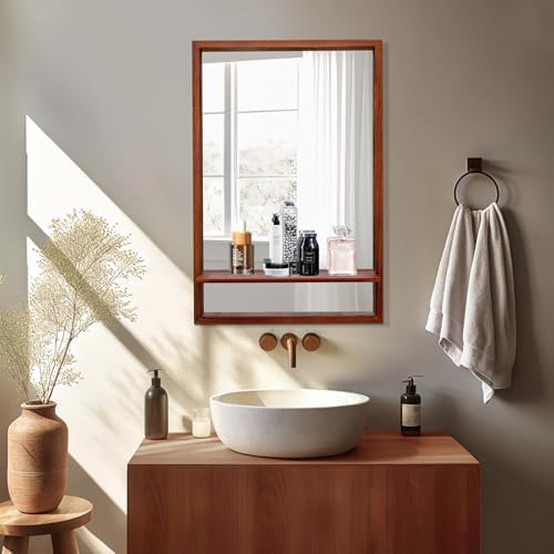ULIKE 20x30 Inch Wall Mirror with Shelf