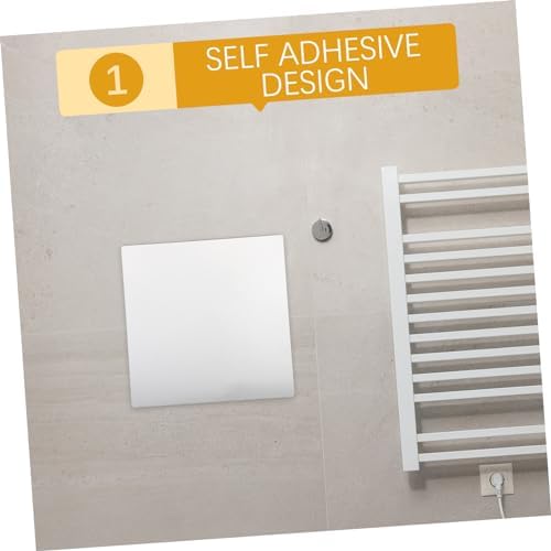 ERINGOGO 2pcs Self-Adhesive Wall Mirror