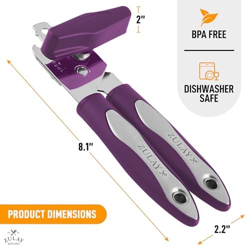 Zulay Kitchen Can Opener - Durable Stainless Steel