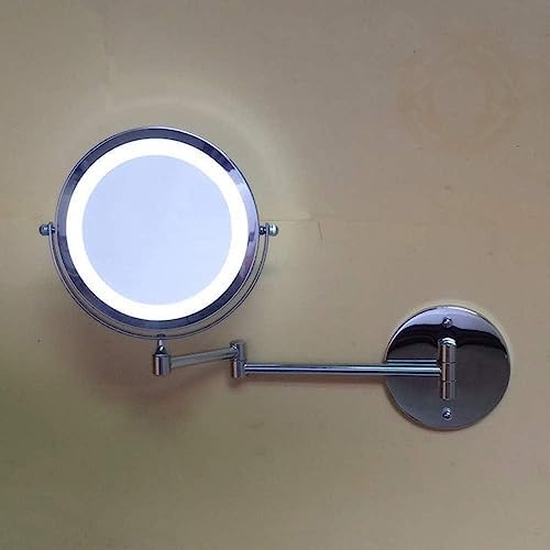 Bleslin Wall-Mounted Makeup Mirror with LED Light
