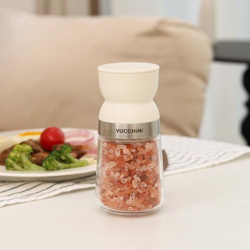 VUCCHINI Adjustable Pepper and Salt Grinder Set