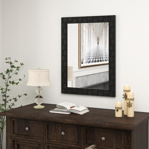 Tangkula Wood Framed Wall Mirror 315x235