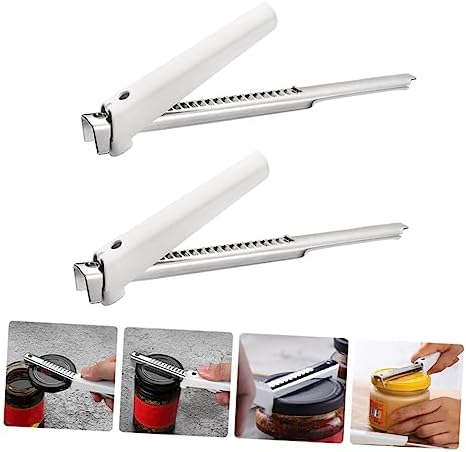 Zerodeko 2 Pcs Adjustable Can Opener Keychain