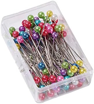 leasote Multicolor Straight Pins 100PcsBox DIY Sewing Accessories