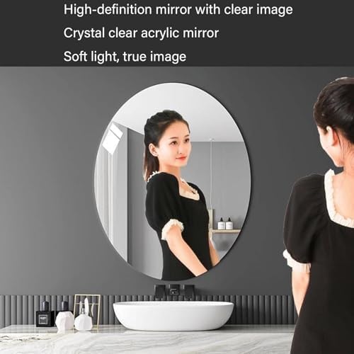 Acrylic Wall Mirror - Waterproof Bathroom and Living Room Decor