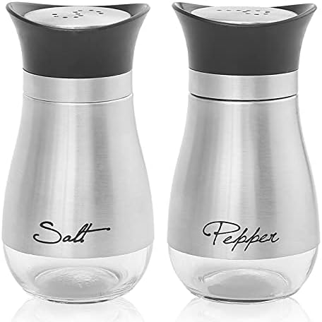 Lusanville 2 Pack Salt Pepper Shakers Set 1