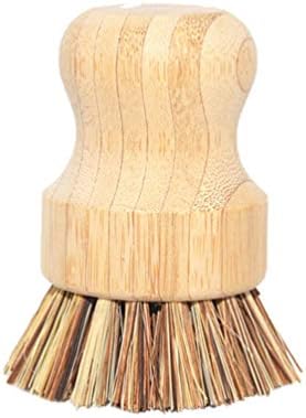 Cabilock Bamboo Wok Brush for Kitchen Cleaning