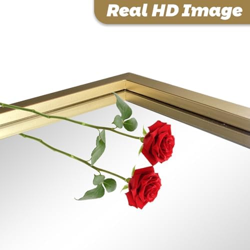 BAODANFU 24x40 Rectangle Wall Mirror with Gold Frame 1