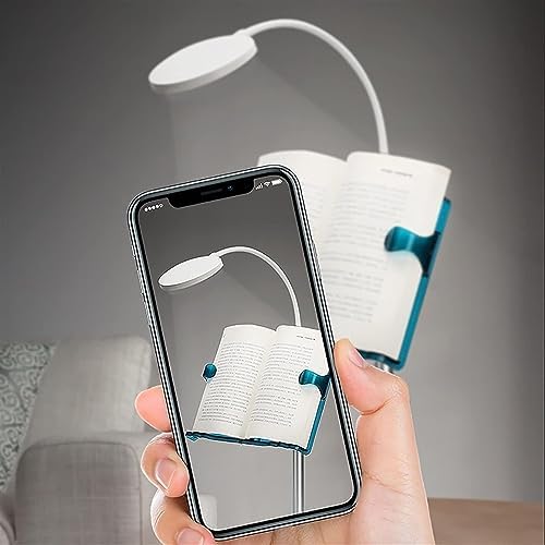 Adjustable Floor-Standing Book Rack with LED Light