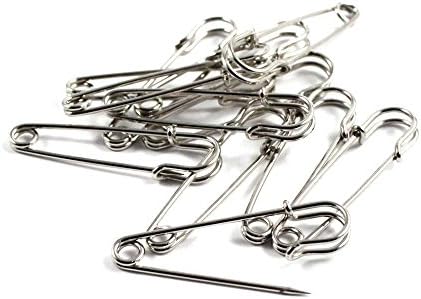 10Pcs Extra-Large 4 Inch Metal Safety Pins 1