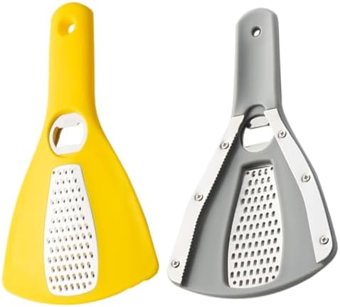Luxshiny 2pcs 3 in 1 Can Jar Opener with Cheese Grater