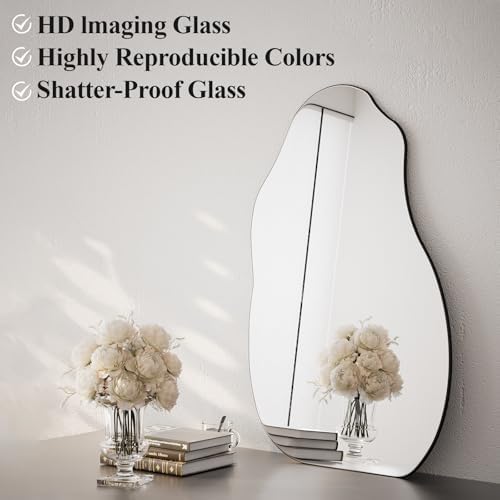 VooBang 20x32 Irregular Wavy Wall Mirror