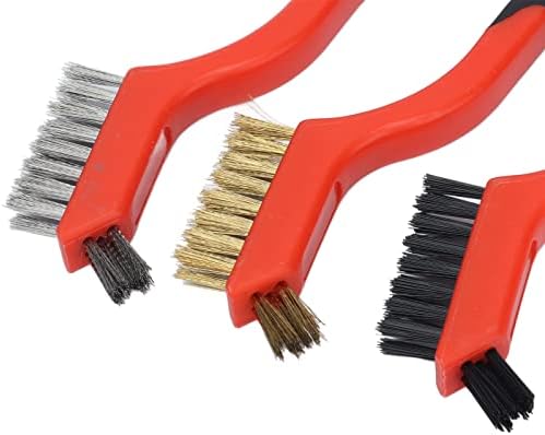 Kitchen Cleaning Scrub Brush Set with Curved Handle