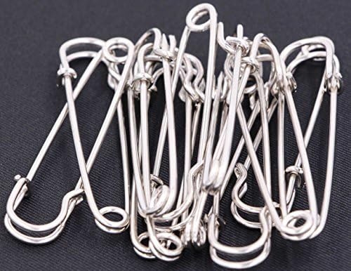 LeBeila 12pcs Safety Pins Extra Strong 3 Inch