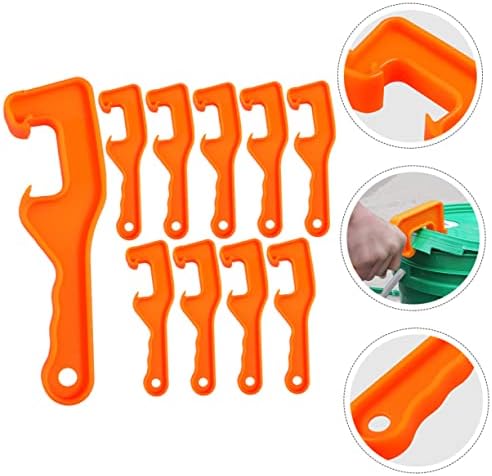 10pcs Plastic Decapper Paint Bucket Lid Opener Tool