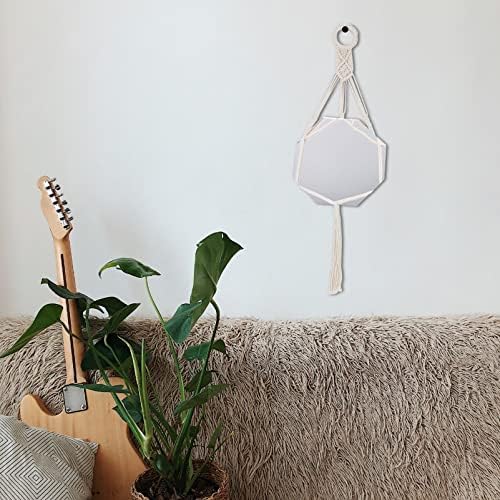 JOEBO Rustic Macrame Mirror Wall Art