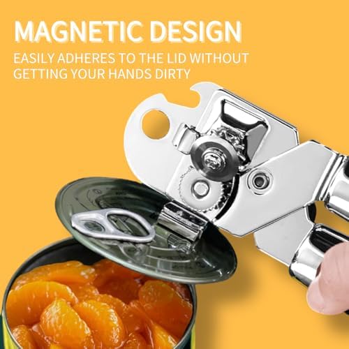 ZKIRON Multi-Function Can Opener with Magnetic Lid Lifter