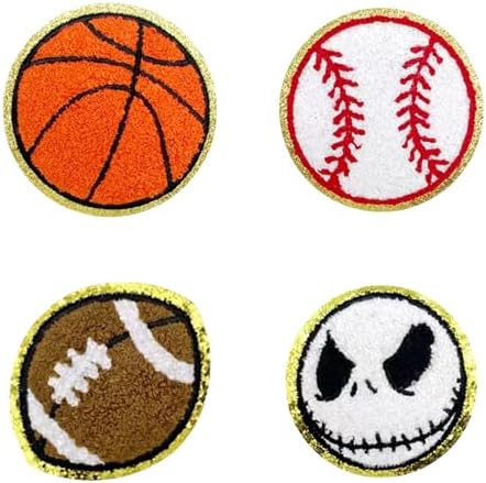 BMNORFUR Baseball Iron On Patches 4Pcs