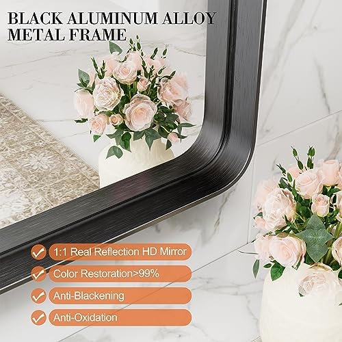 NEWBULIG 30x40 Wall Mounted Matte Mirror