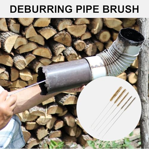 5Pack Multifunctional Brass Pipe Brush Set with Long Handle