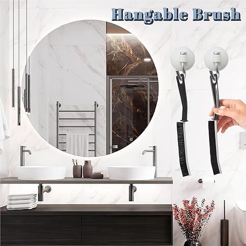 GIVSSES Crevice Cleaning Brush for Kitchen Bathroom Windows Tiles and Tracks
