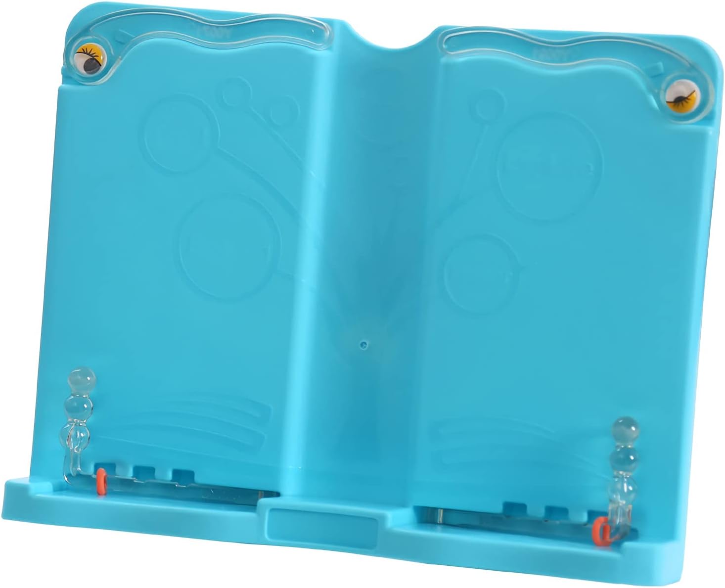 Adjustable Book Stand for Reading Portable and Lightweight Foldable 95 x 75 Inch Blue