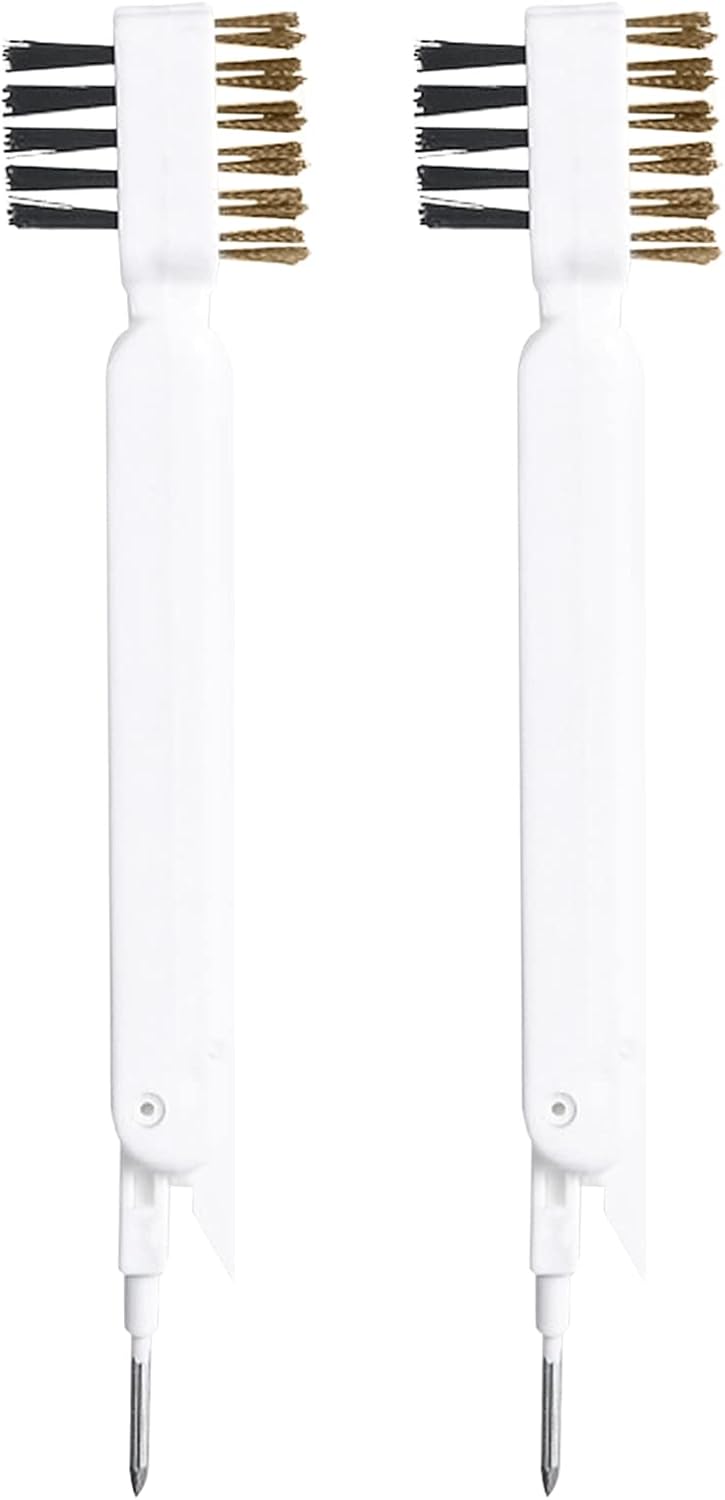 Zeckzoin Deep Gas Stove Cleaning Brush 4-in-1 with Scraper and Rotatable Nail