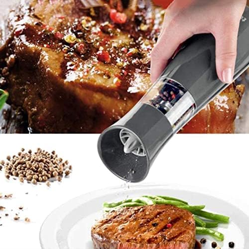 Premium Salt and Pepper Grinder Set - 2 pcs Stainless Steel with Ceramic Rotor