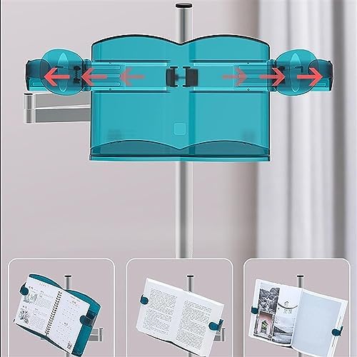 Adjustable Floor-Standing Book Rack with LED Light