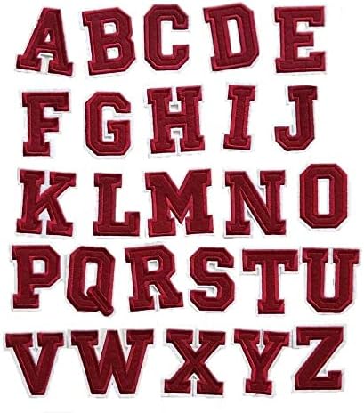 WEISHA Retro Alphabet Embroidery Patches 1PC