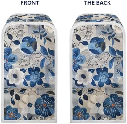Blue Flower Can Opener Cover Dust Protector for Manual Can Opener