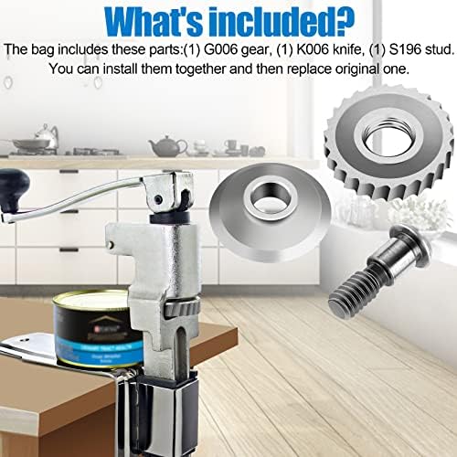 TERGTIRY KT2326 Replacement Knife Gear Kit for Edlund Can Openers