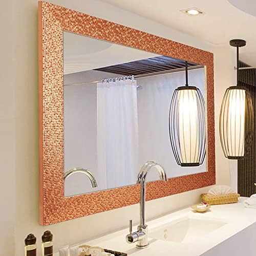 H-A 40x24 Inch Copper Bathroom Mirror