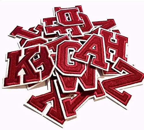 WEISHA Retro Alphabet Embroidery Patches 1PC