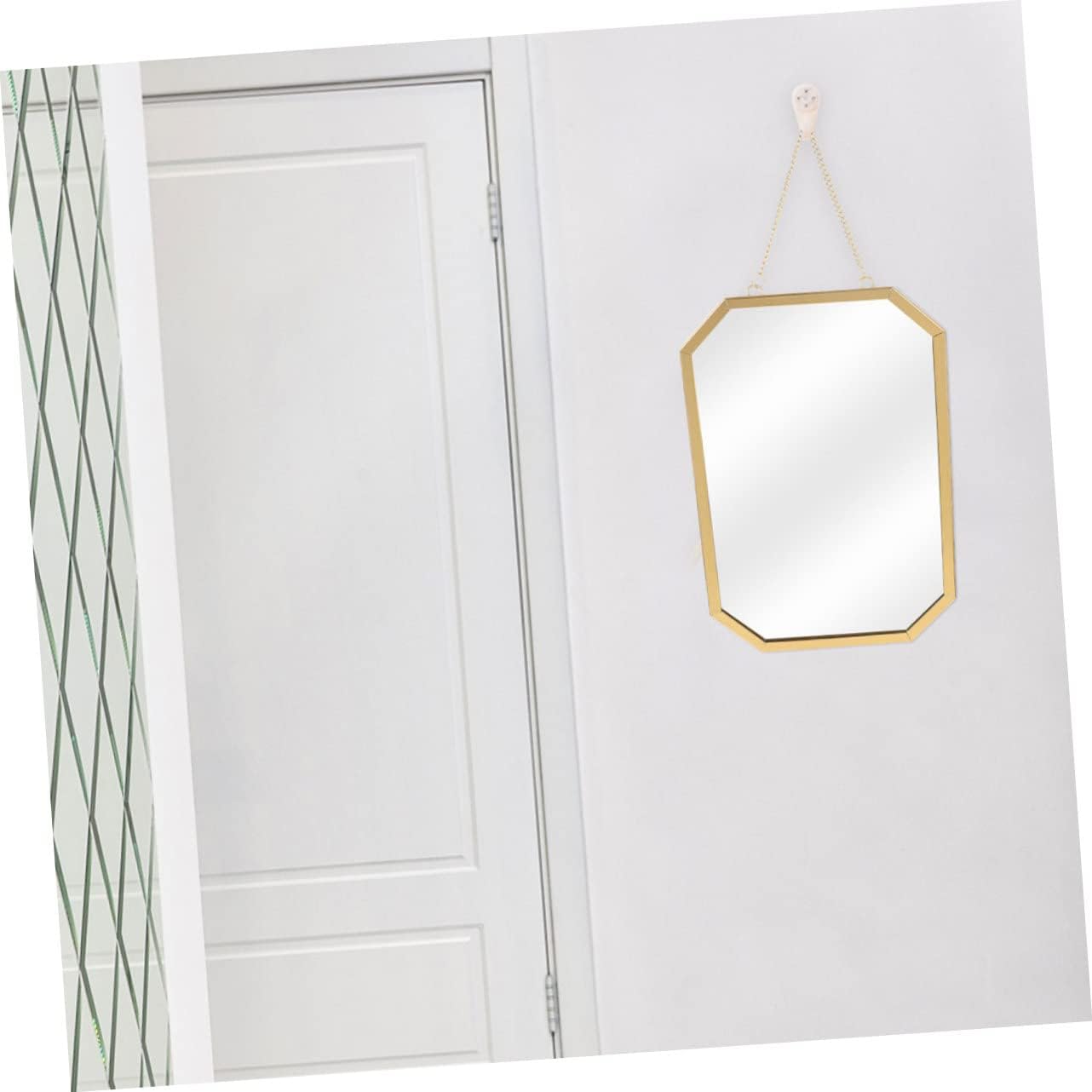 GLEAVI Wall Hanging Decorative Mirror for Bathroom Vanity Bedroom Design